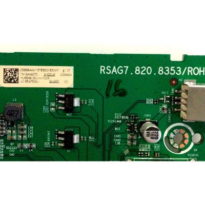 KIT DE TARJETAS PARA TV SHARP / NUMERO DE PARTE MAIN 239988 / RSAG7.820.8353/ROH / 239985 / HU55A6130UW / NUMERO DE PARTE FUENTE 240924 / RSAG7.820.8349/ROH / HLL-4465WH / PANEL HD550S1U31-TXL2\S0\GM\ROH / MODELO LC-55Q7530U - Imagen 3